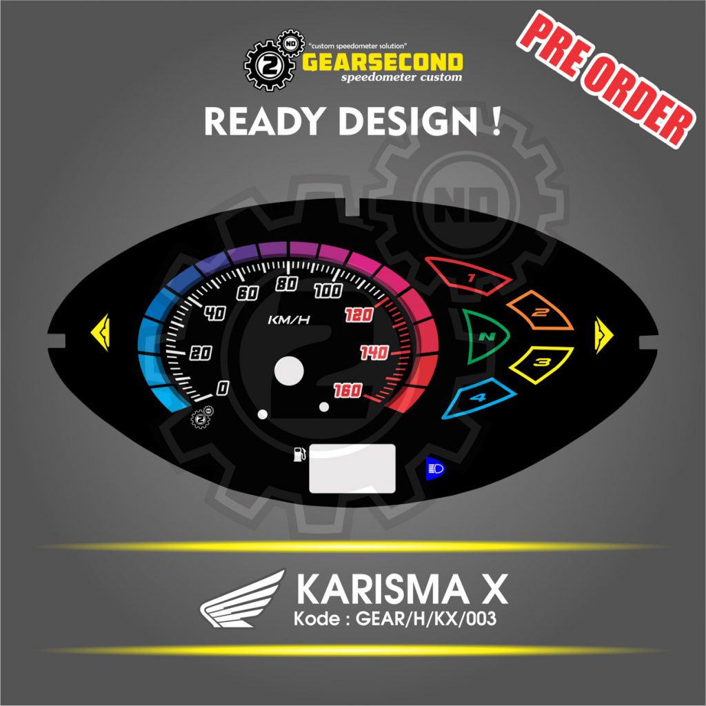Panel Speedometer Karisma X Gearsecond Speedometer